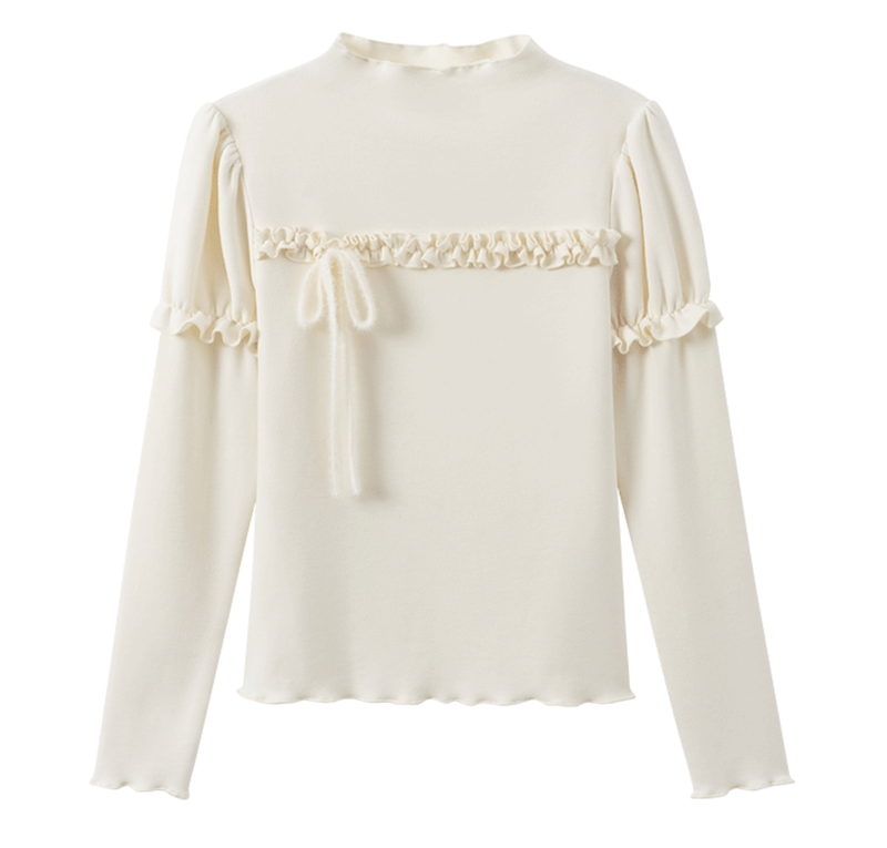 Bay Frill Knit T-Shirt
