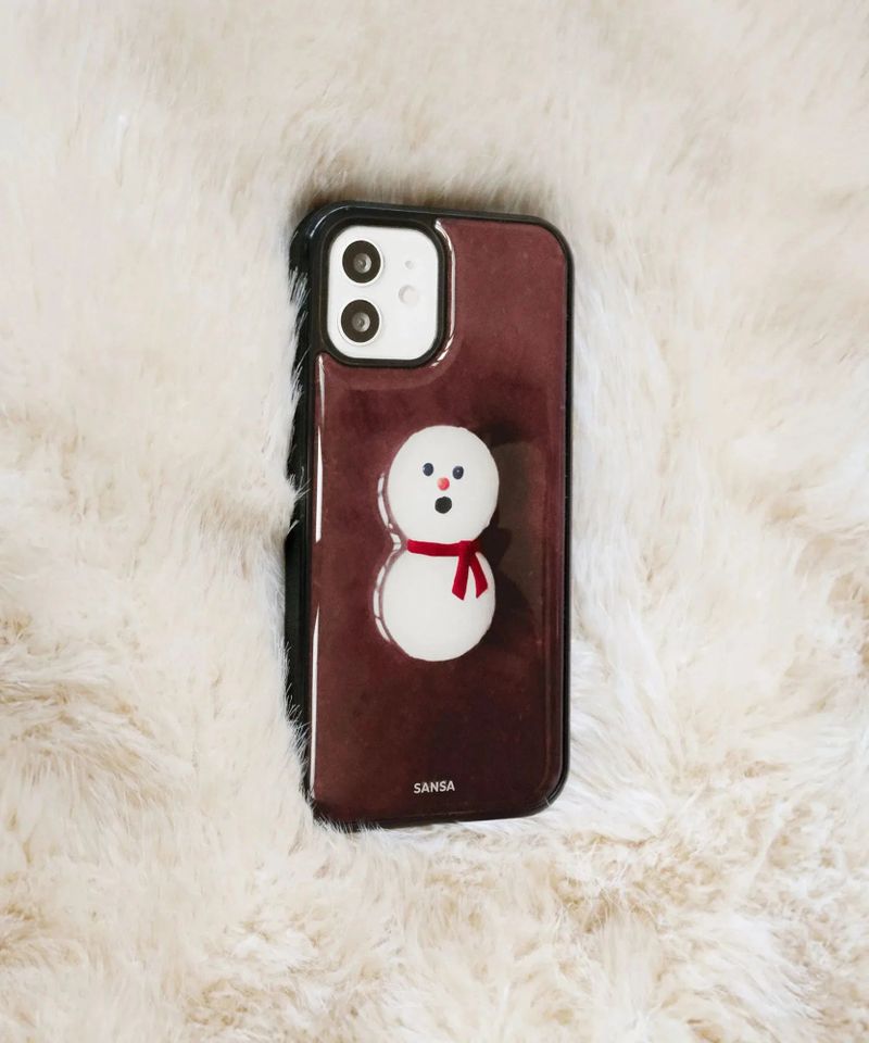 Ong-Simi Snowman_iPhone Galaxy Case(MagSafe)