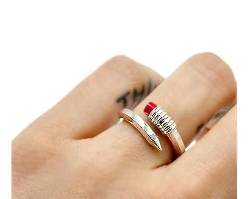 Linning Ring Silver Coral