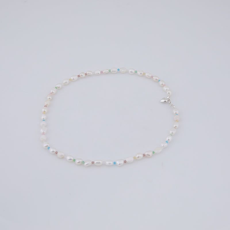  【MADE】 vivid pearl short necklace