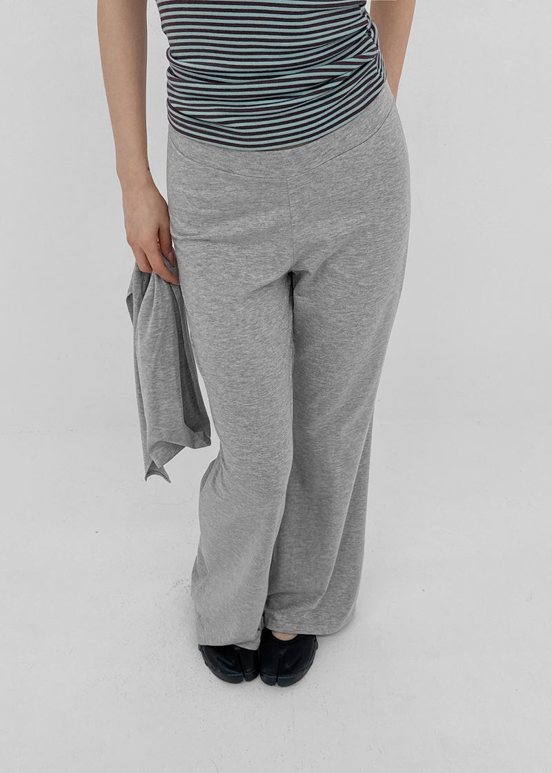 [MADE] Lofrom Set - Bootcut Pants, Layered Wrap