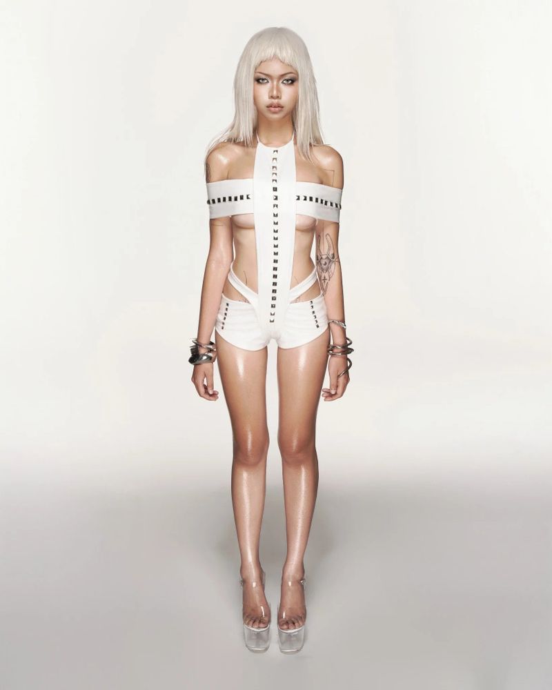Cozy Worldwide（コージー ワールドワイド）の「CHAOS CROSS WHITE- TOP（Tops）」