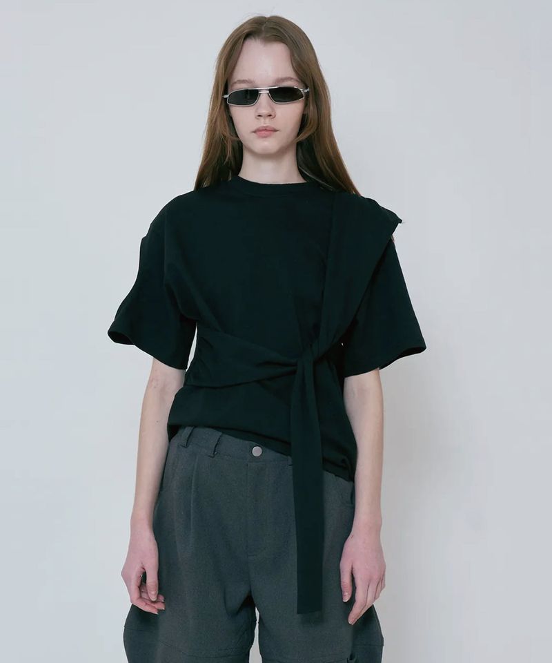VIAVANDA（ヴィアヴァンダ）の「4WAY HOLLOW TEE（Tops）」