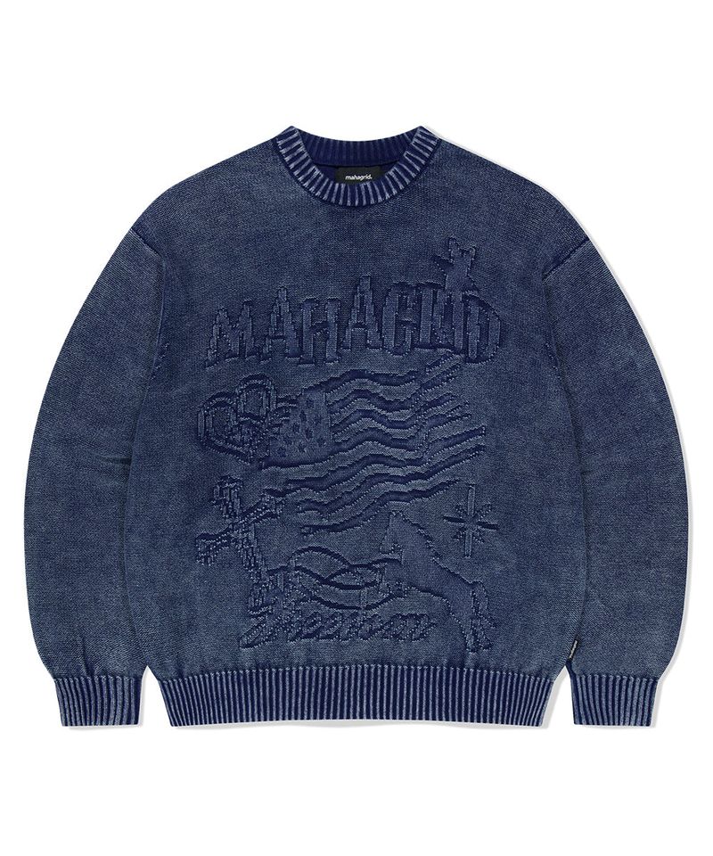 PIGMENT FLAG KNIT SWEATER