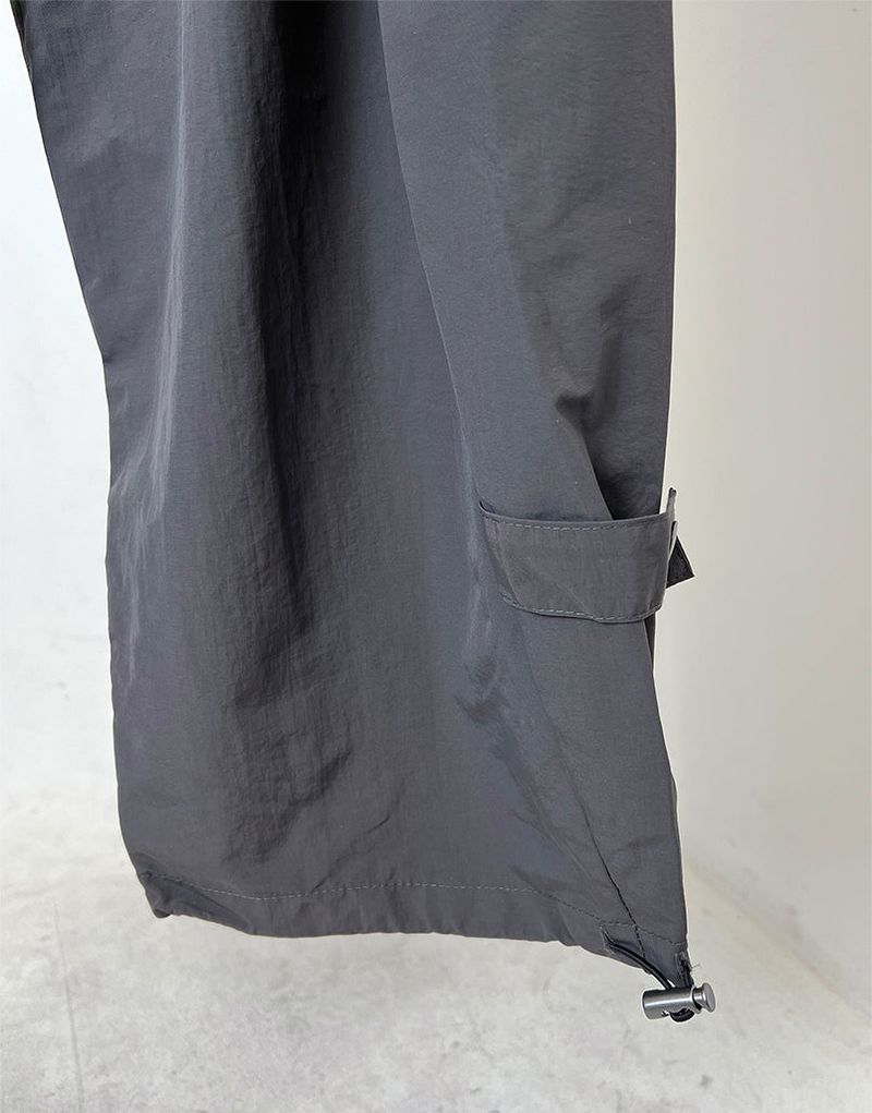 NYLON BIJO SNAP BUTTON PANTS (4C)