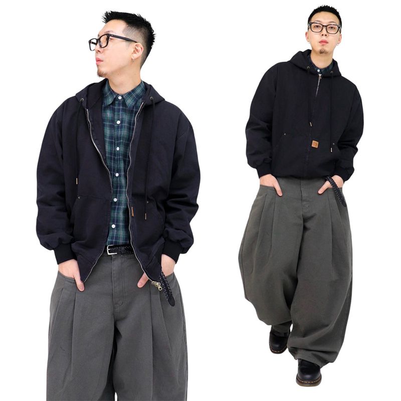 Vintage Work Hooded Jacket