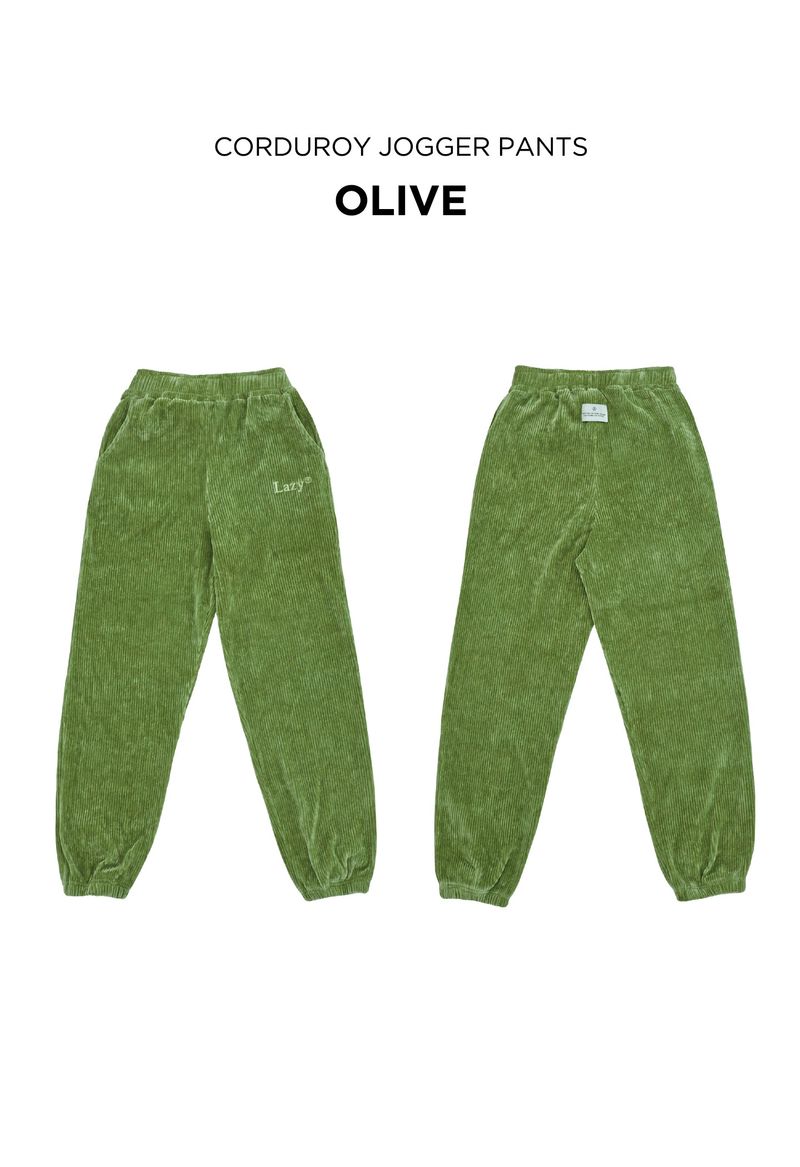 Corduroy Jogger Pants (8 Colors)