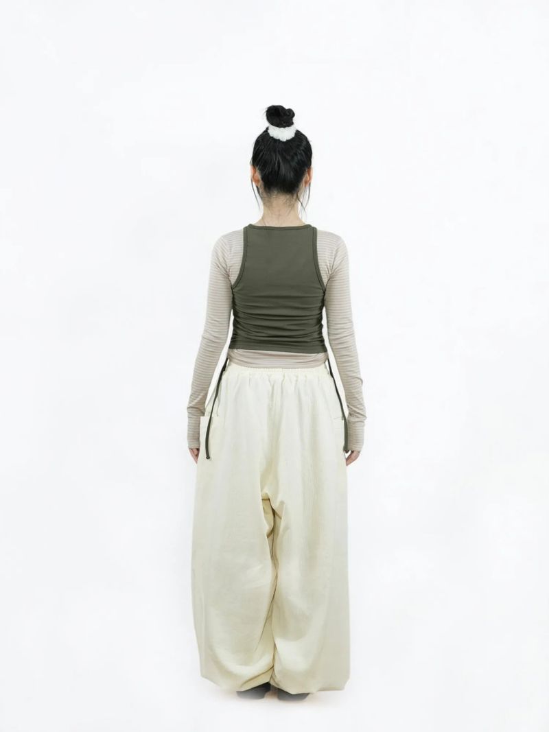 ツイン レイヤード ロング スリーブ (KHAKI)