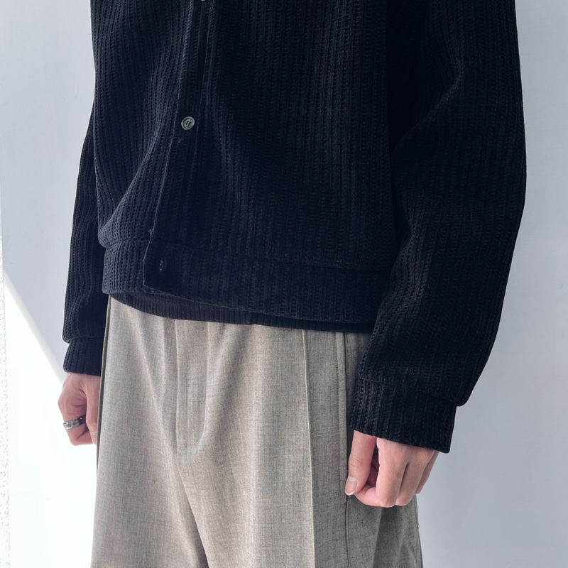 Vintage Ribbed Crewneck Knit Sweater