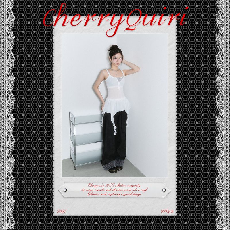 (2nd reorder) frill layered sleeveless - ivory