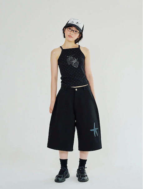 DOT STAR STRAWBERRY SLEEVELESS