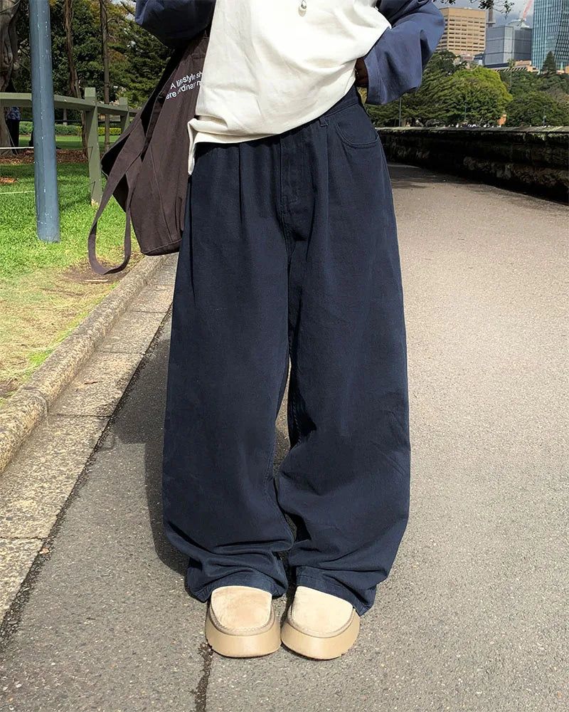 BEIDELLI（ベイデリー）の「[ORIGINAL]グレイン ピンタック ローライズ ワイド パンツ（パンツ）」