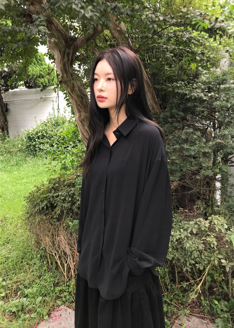 SHEER RELAXED SHIRT