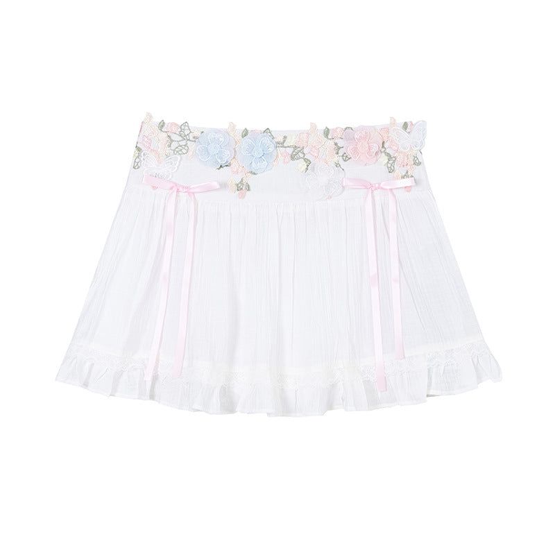 Cozy&Kitsch（コージーアンドキッチ）の「エロラブロッサムレーススカート（スカート）」