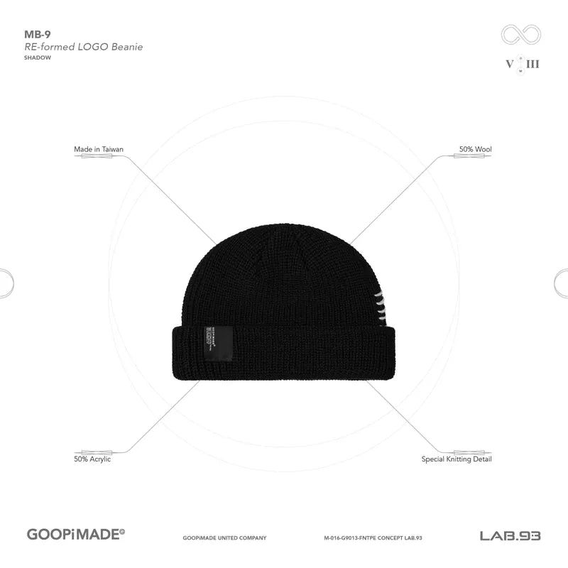 “MB-9” RE-formed LOGO Beanie