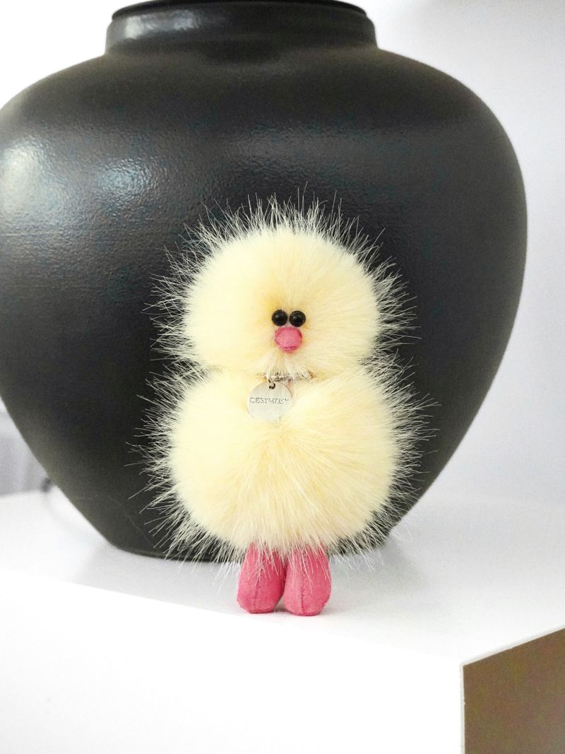 Cosymosy Mini Bird Keyring - Lemon