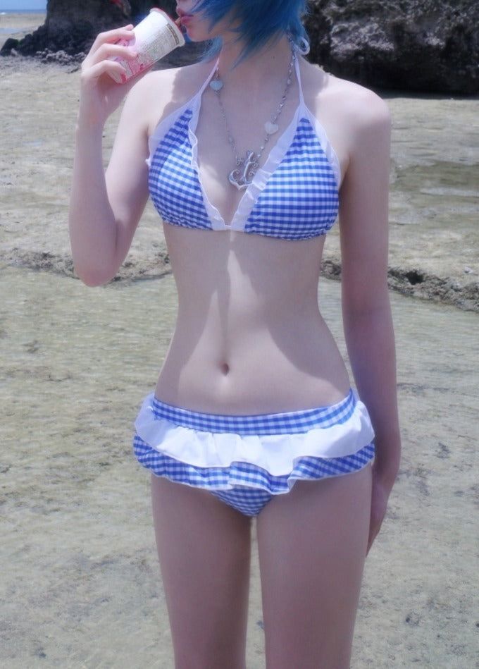 myorang（ミョラン）の「[summer item] mochi frill bikini（Swimwear）」