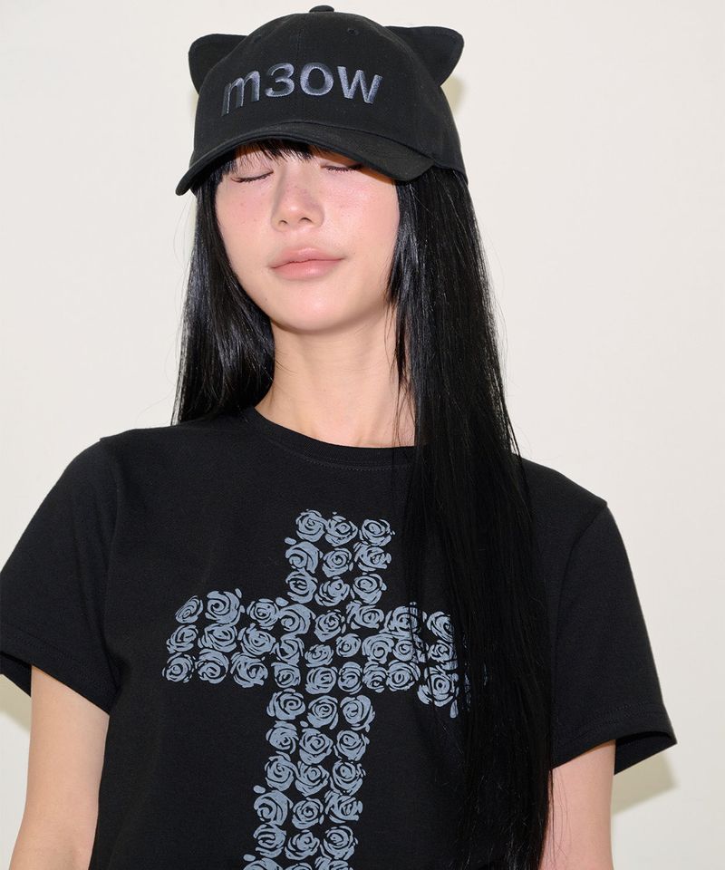 M3OW CAT EAR BALL CAP