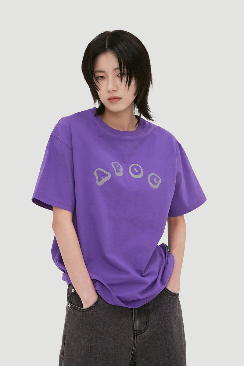 APIECEOFCAKE（ピースオブケイク）の「Arch Logo Tee_Purple（Tops）」
