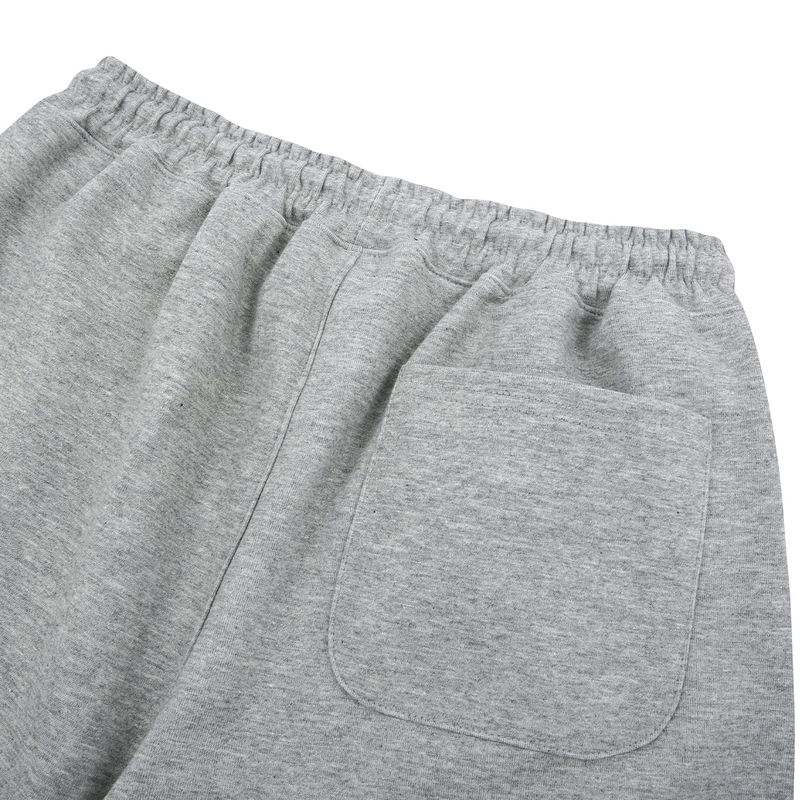Double Loop Logo One Tuck Bermuda Pants Gray