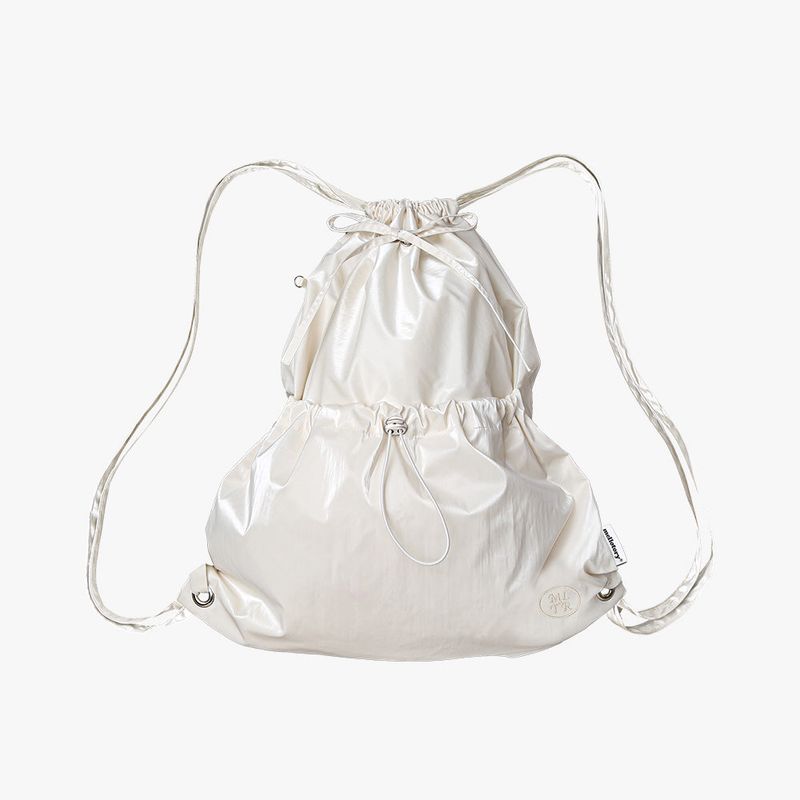 mellotory（メロートリー）の「METALIC STRING BAG (IVORY)（Bags）」