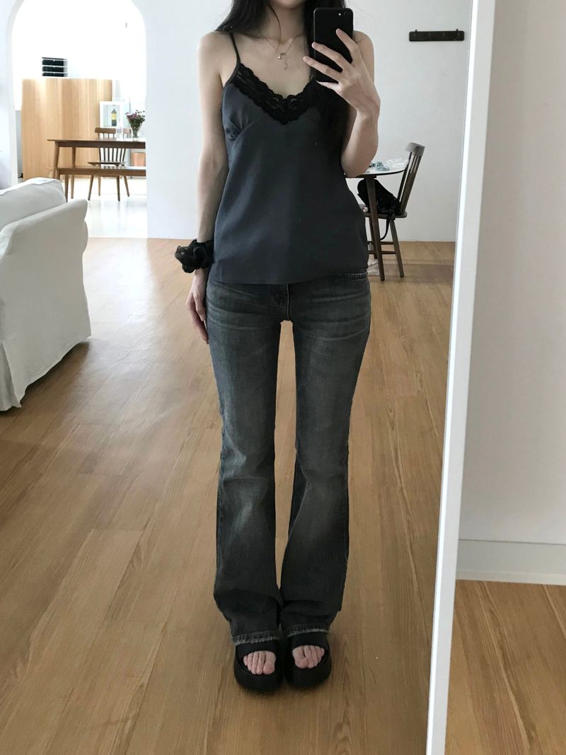 Uns Denim Bootcut Pants (one color)