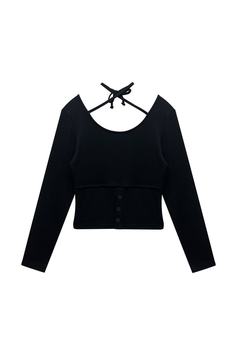 NEBULA LONG SLEEVE / BLACK