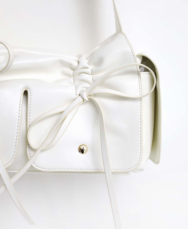 Square Ribbon Crossbody Bag(2colors)