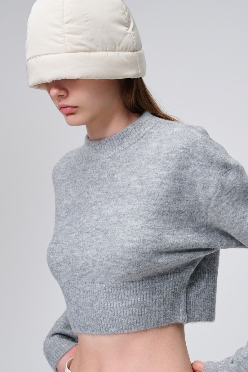 MUSHROOM padding hat_ivory