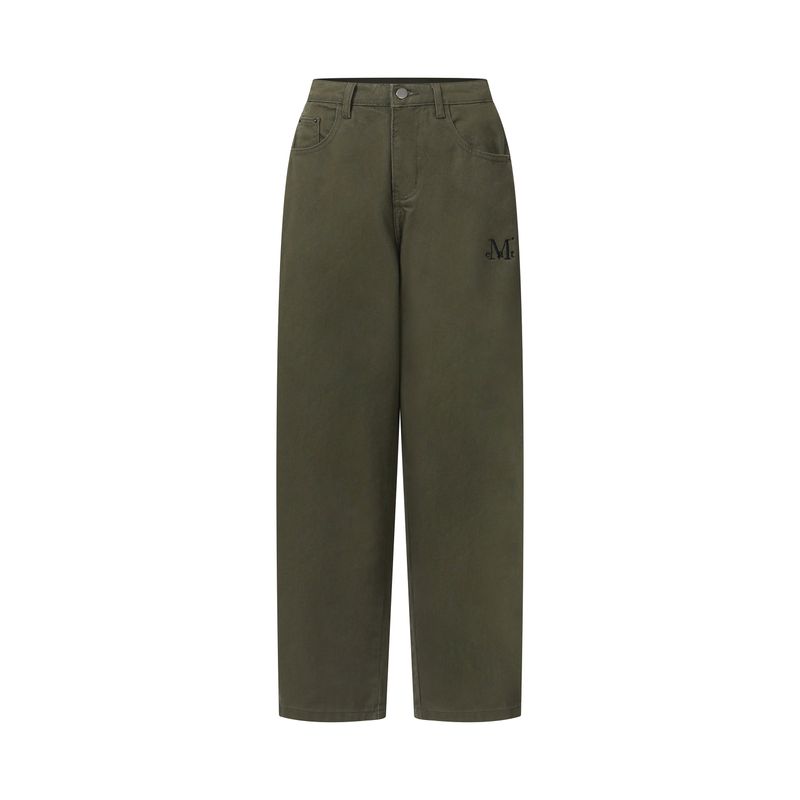 ONEIL SIDE PINTUCK WIDE COTTON PANTS UNISEX (4Color)
