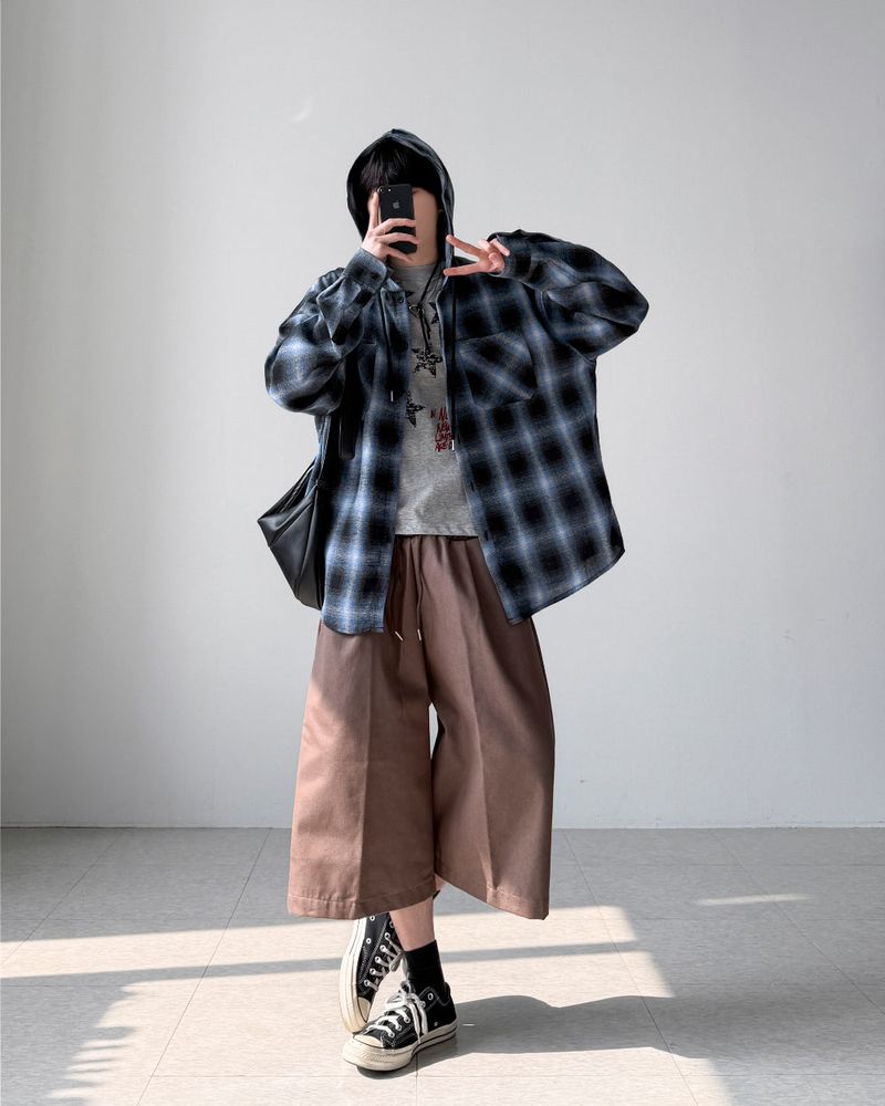 Crown Check Hood Shirts