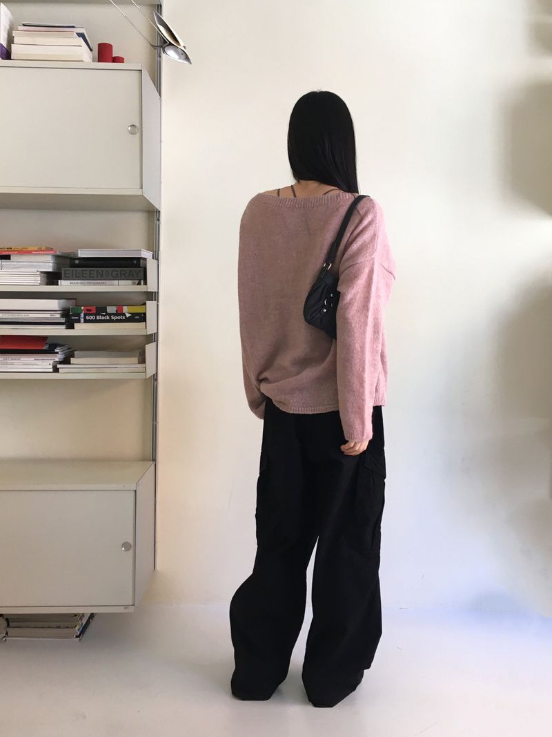 Hetch Spring Alpaca Wool Lip Neck Knit