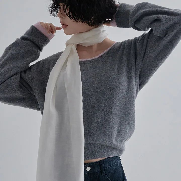 blitti（ブリッティ）の「[Adientz]ワイドラウンドネックウールニット-5 colors（トップス）」