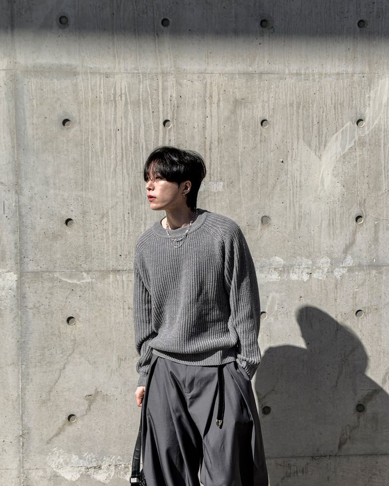 Hild Panel Cropped Hachi Knit