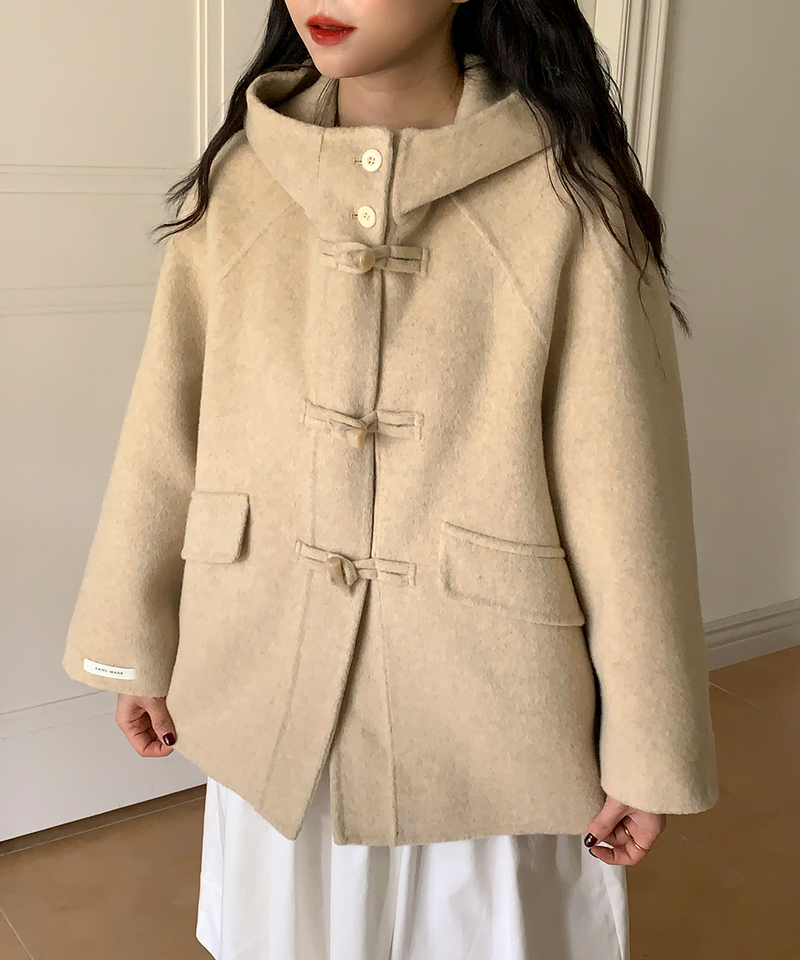 Duffle Half-Length Handmade Coat Jacket