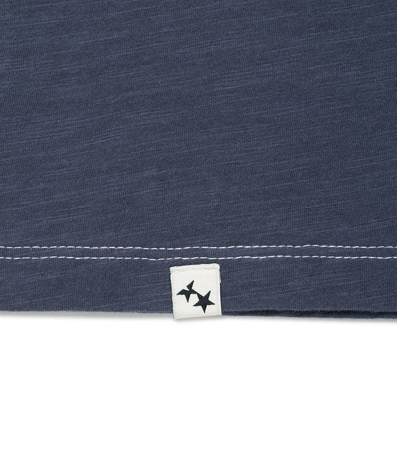 VINTAGE FLOWER RAGLAN SS TEE NAVY(CV2GMFT510A)