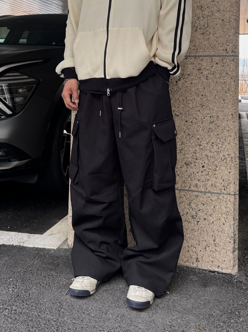 dart cotton cargo pants