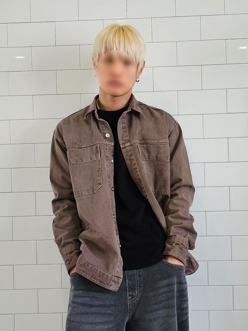 VENTIQUE Pigment Work Cotton Jacket 4color
