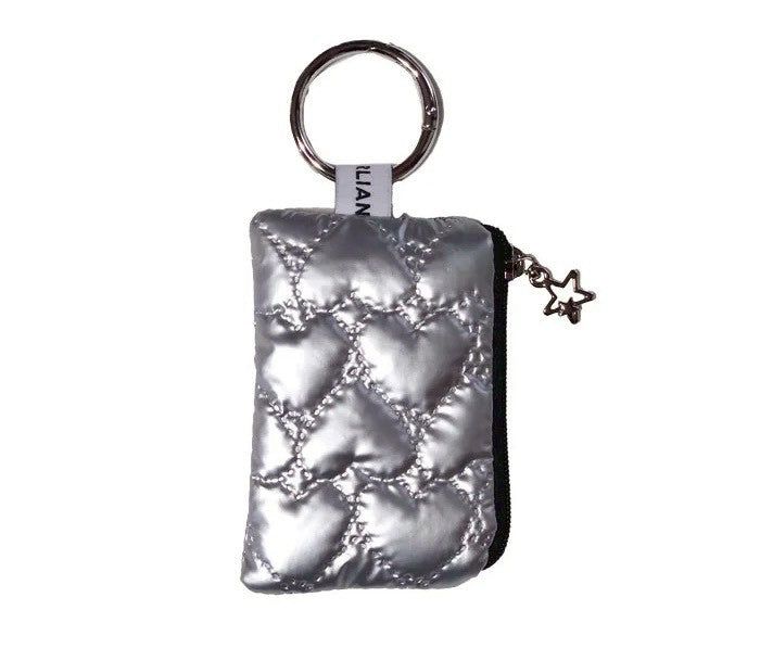 Extra Mini Pouch_ Silver Heart