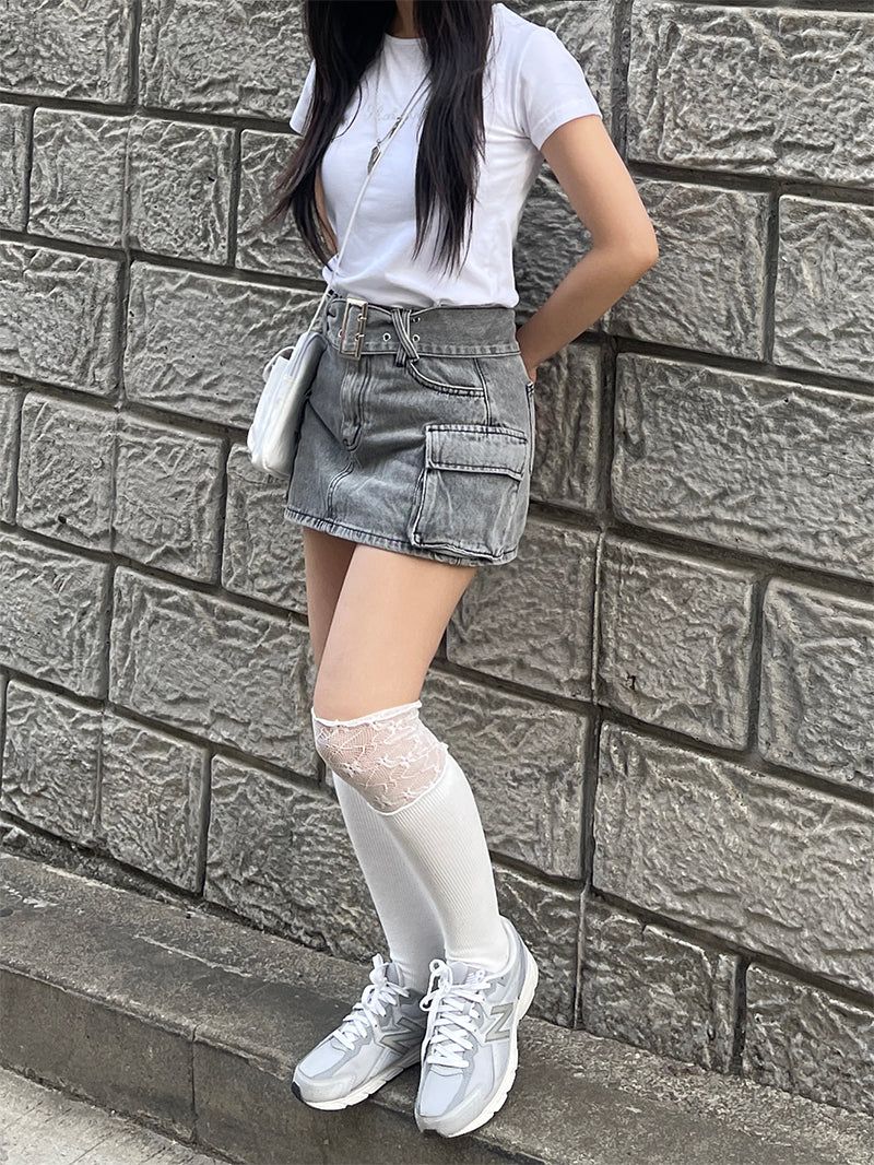 Cute cubic slim t-shirt