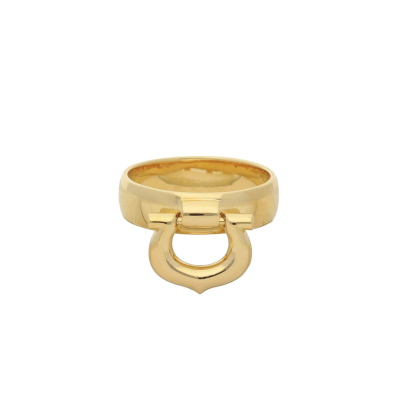 H'S SHOE CHARM RING
