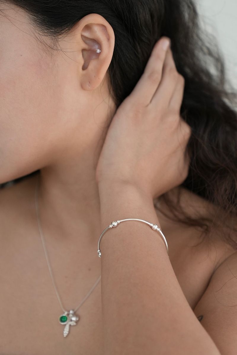 [925 Silver] ミニパールピアス