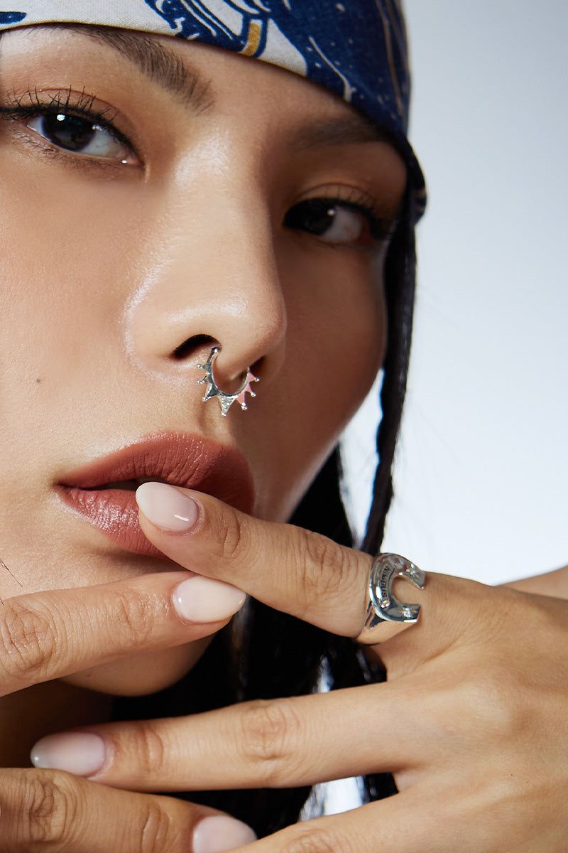 Sparkle Horseshoe Ring (M)