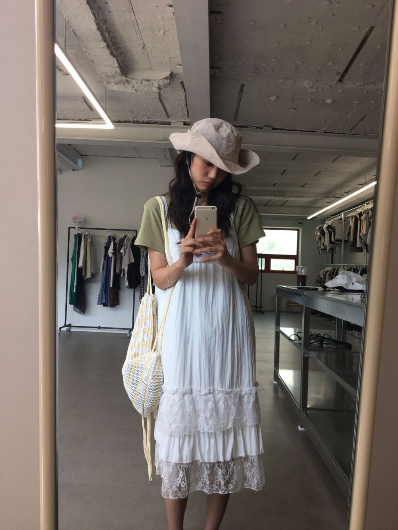 Knit String Backpack (2color)