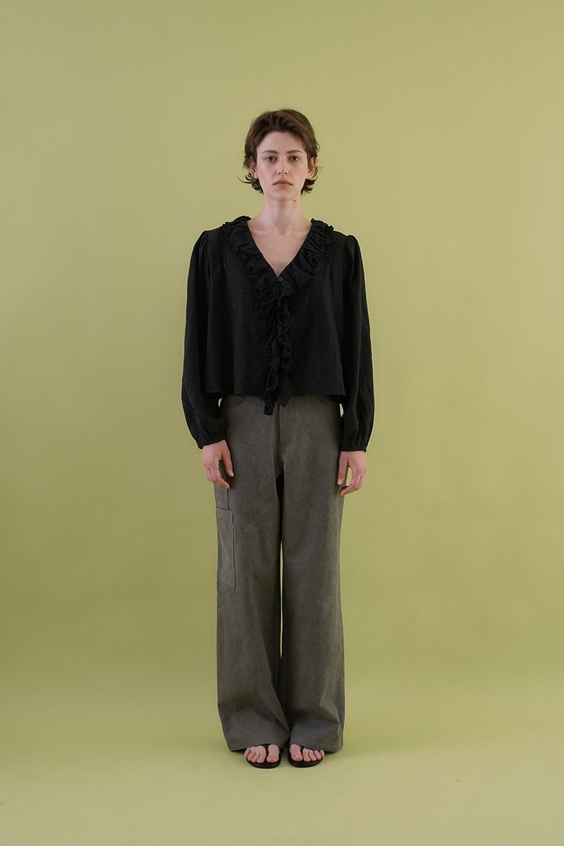 Elen ruffle blouse