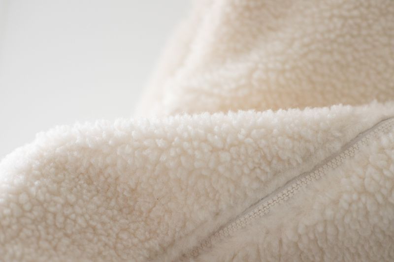 Boucle zip-up (Ivory)