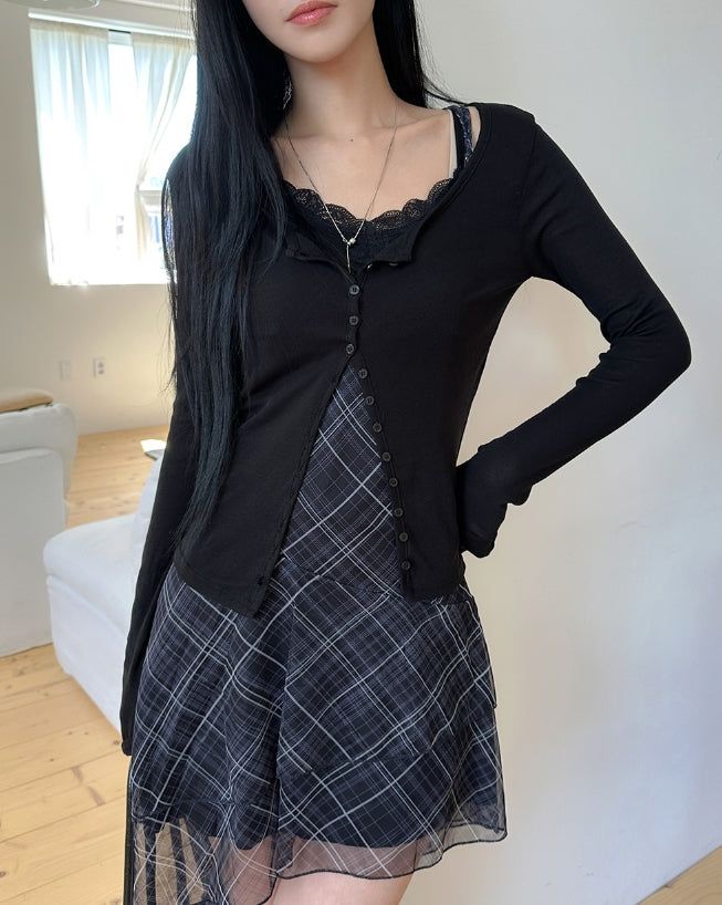 Lighty Tencel Button Cardigan