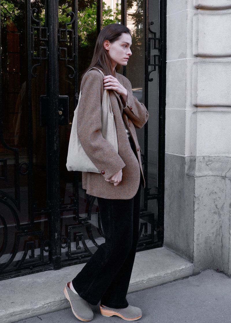 Vegan Leather Market Bag_Beige