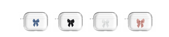 withsome(ウィズサム)の「Ribbon AirPod Case_jelly(Smartphone Accessories)」