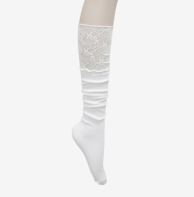 Roon Half Lace Knee Socks
